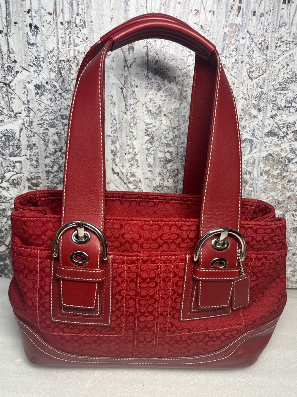Coach Soho Signature Mini Tote #10927  Y2K